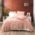 Renee Taylor Bed Cover Riley Tufted Cotton Blush